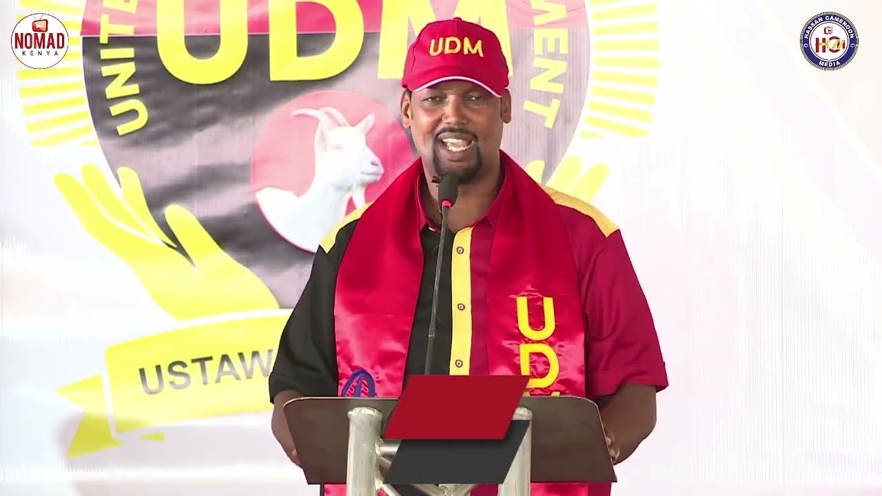 Party Leader addressing delegates
